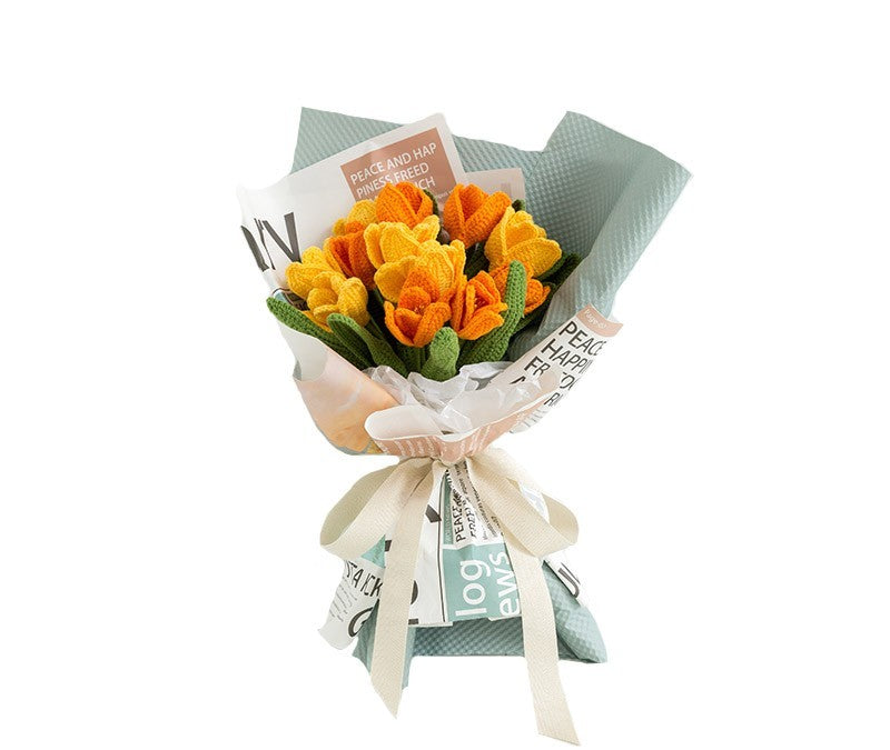 the 'orange & yellow' mint bouquet