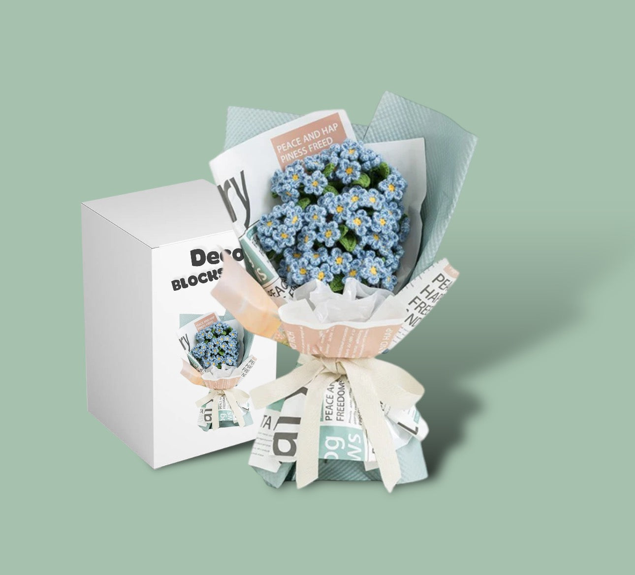 the 'blue' mint bouquet