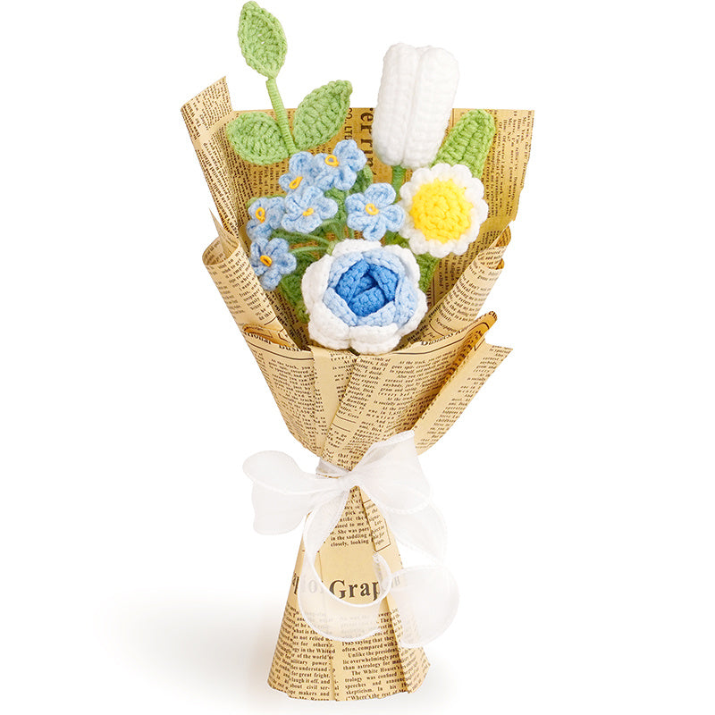 blue rose bouquet