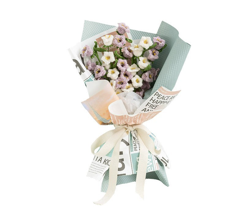 the 'purple & white' mint bouquet