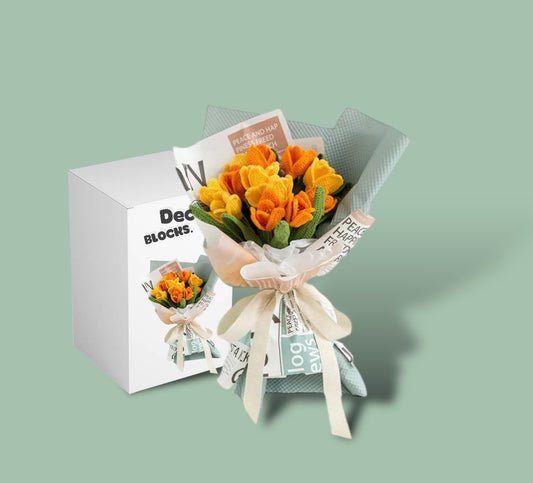 the 'orange & yellow' mint bouquet